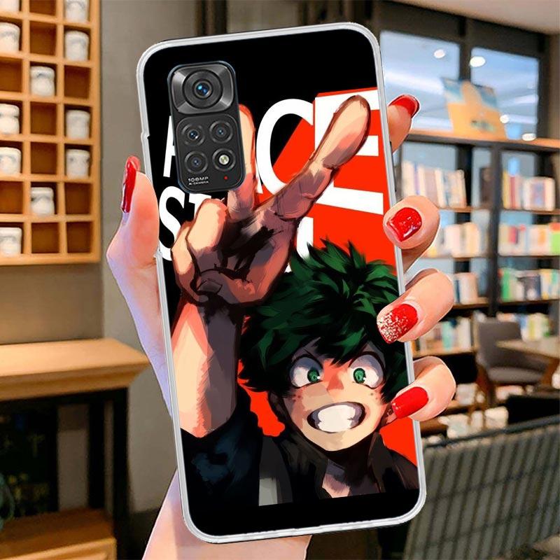 Чехол для телефона My Hero Izuku Deku для Xiaomi Redmi Note 15 14 13 12 11 10 Pro Plus 14S 12S 11S 11T 11E 10S Мягкий чехол-бампер R