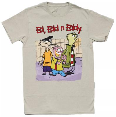 Футболка Классическое Трио из Ed, Edd n Eddy Перед Забором Все Размеры S-5XL