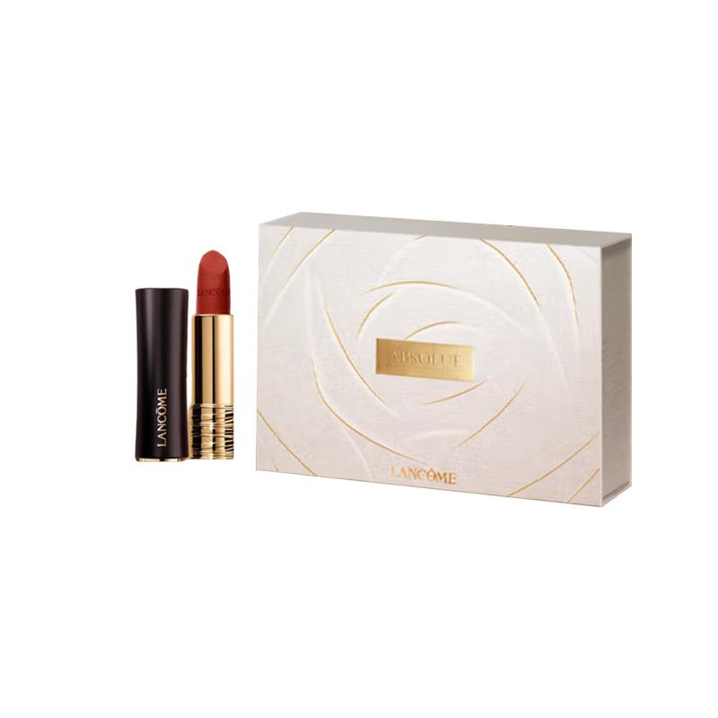 LANCÔME Классическая матовая помада для губ Cinnabar Orange, матовая, легко наносится, увлажняющая, #196 Cinnabar Orange, 3,4 г