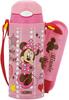 Термос для воды с вакуумной изоляцией, бутылка с соломой Disney Minnie Touch Open, светло-розовый LP [один тип] 0,36 л FFI-401FDS