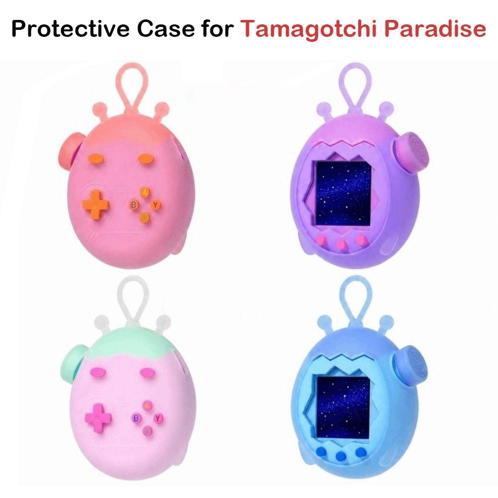 Portable Soft Shell with Knob Cap Protector Cover for Tamagotchi Paradise Electronic Pets Game Toys