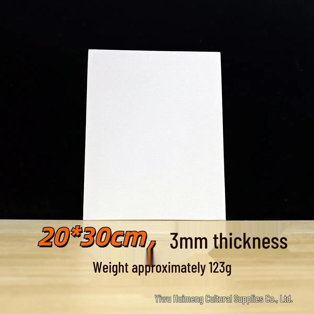 Холст для рисования толщиной 3 мм: Портативный холст из чистого хлопка для масляной и акриловой живописи для студентов-художников и профессионалов