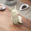 Фигурка лисы Умора из кокосового плода, милый амулет для прихожей, настольный объект с коробкой, декоративная лиса, белая, подарок