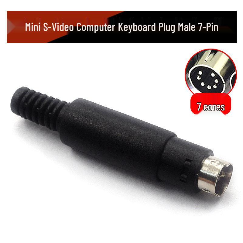 Паяльная проволока, штекер клавиатуры, Mini DIN 3-8 Pin, папа, PS2