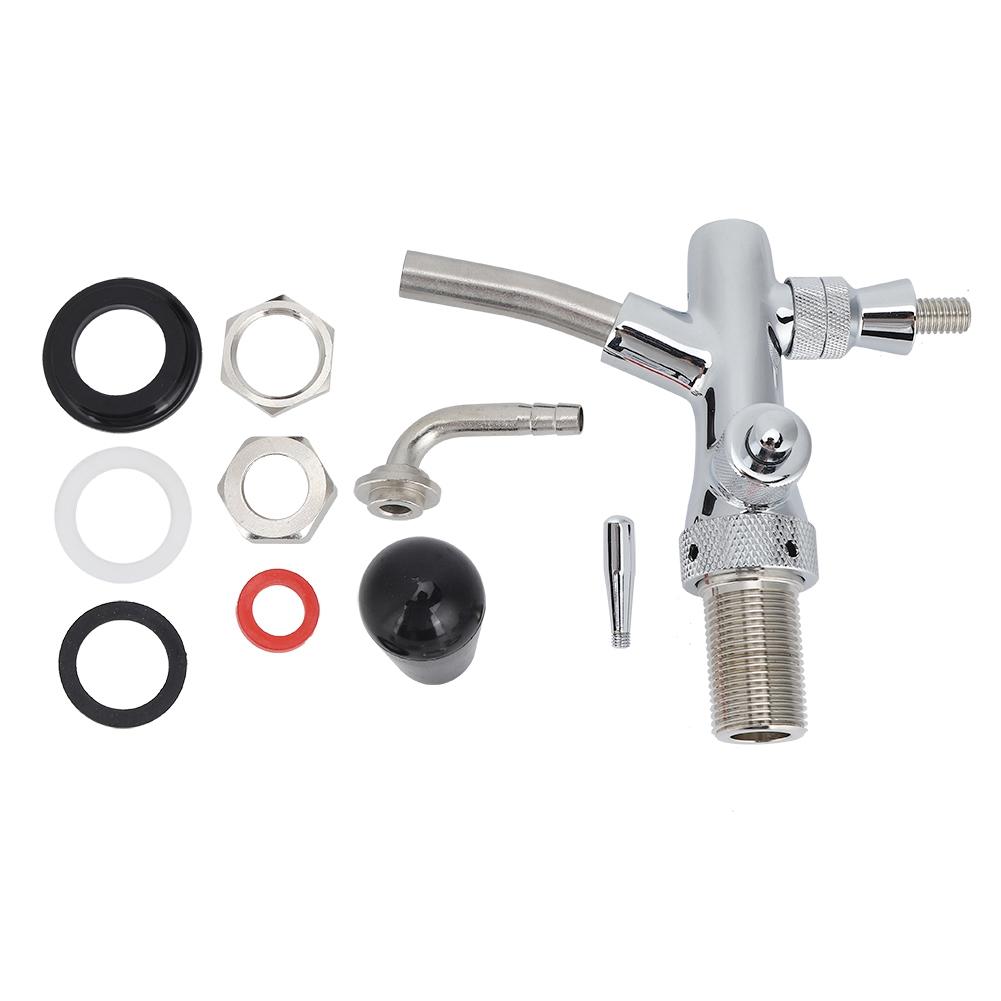 G5/8in резьба хромированная латунь нержавеющая сталь регулируемый пивной кран аксессуары для пивных кег