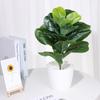 Decoration Courtyard Ornament Faux Leaves Lifelike Greenery Fake Plants Artificial Ficus Branch