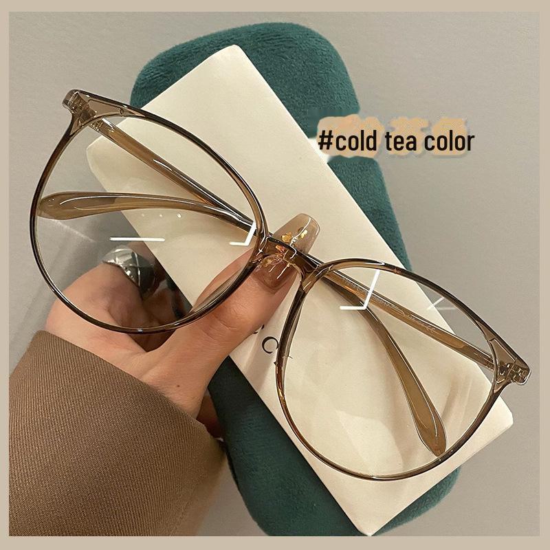 Женские ультралегкие оправы для очков TR Latte Coffee, большие и маленькие лица, совместимые с Degree, корейский стиль