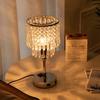 Crystal USB Table Lamp Table Bedside Counter Lamp Touch Type + Touch Bulb