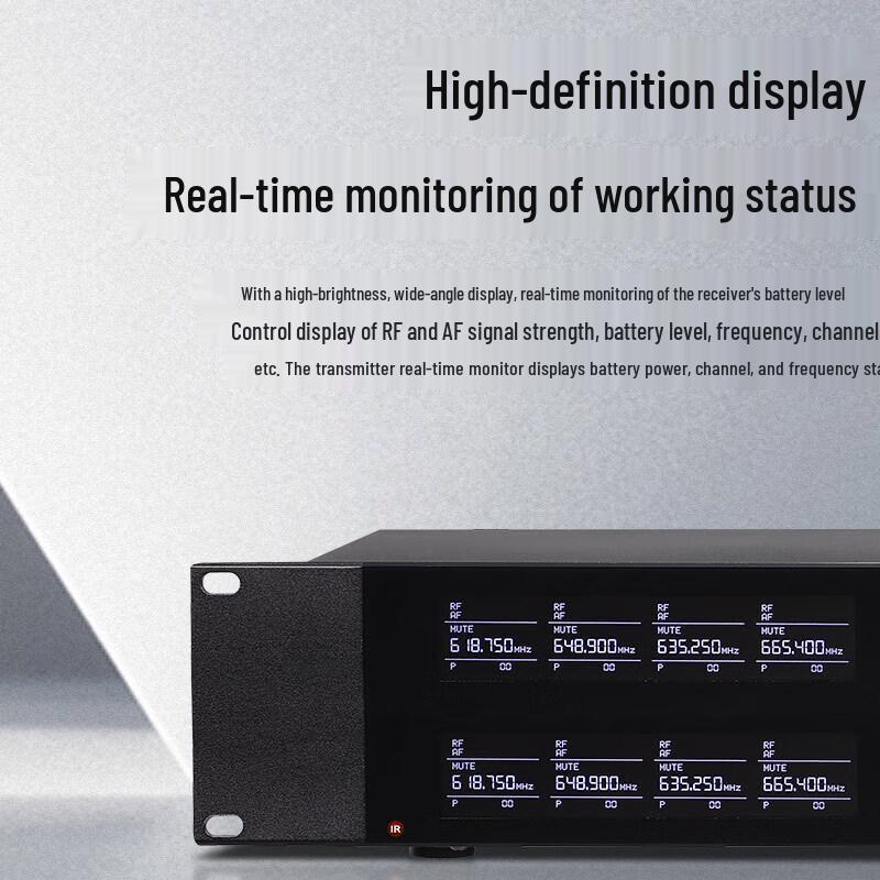 Huidu HD-X8 Professional 8-Channel Wireless Conference Microphone System (CN version)