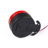 Dc 12V-24V 105Db Автоматическая предупреждающая сирена Звуковой сигнал Сигнализация заднего хода Рожки со светодиодным звуковым сигналом Реверсивный воздушный гудок для автомобиля