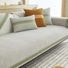 Chenille Universal Sofa Cover Willow Branches Border Sofa Mat Living Room Non-Slip L Shaped Solid Color Couch Cushion Hand Towel