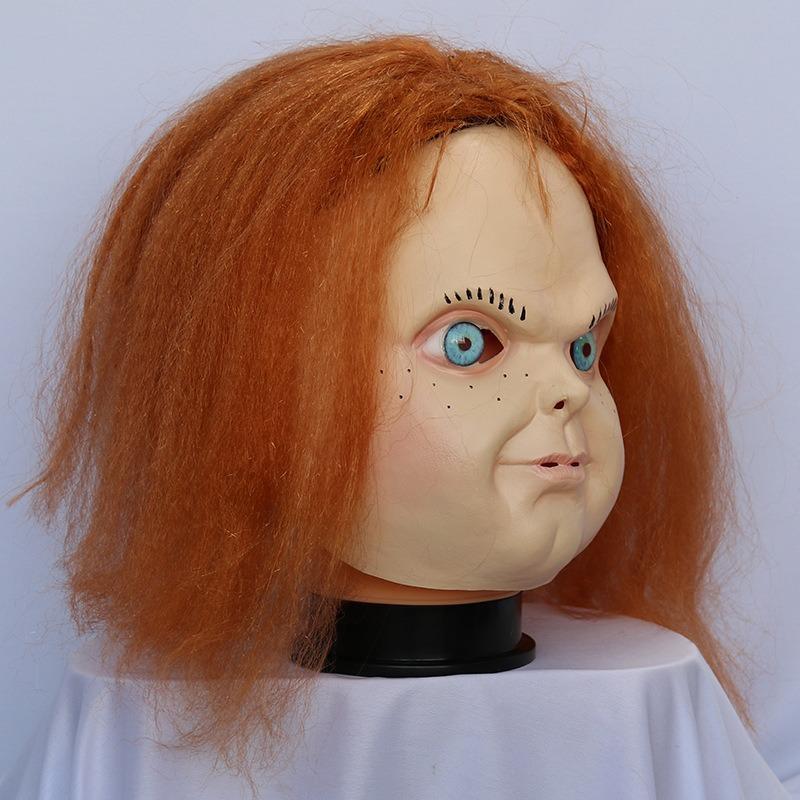 Маска куклы-призрака ужасов на Хэллоуин
