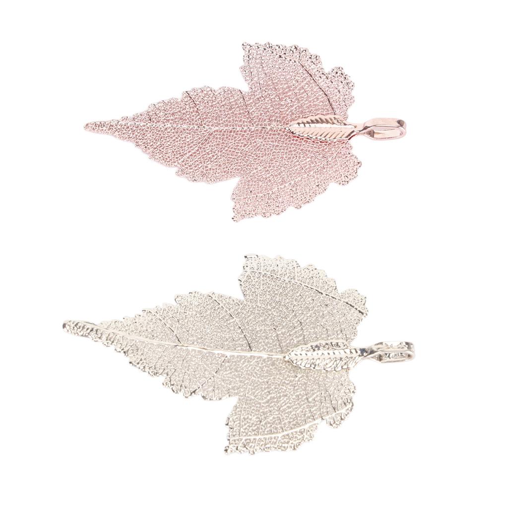 2 шт. Подвески в виде листьев Ручной работы DIY Подвески в виде листьев из цинкового сплава для изготовления ожерелий