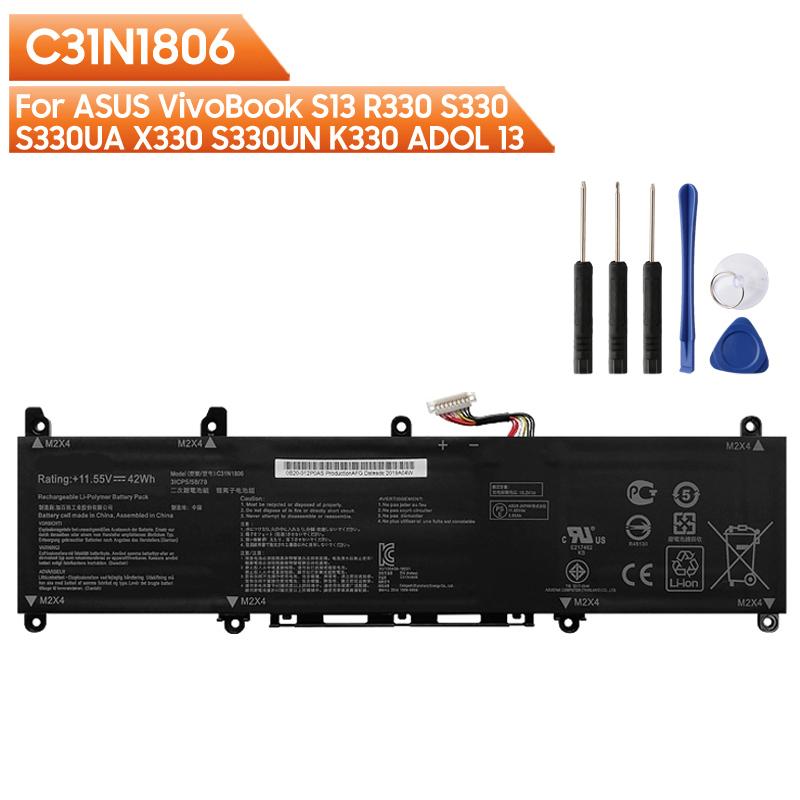 Сменный аккумулятор C31N1806 для ASUS VivoBook S13 S330F S330UA S330FN S330FA X330FA X330FL X330UA K330 R330 K330FA