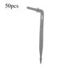 50PCS Bend Arrow Dripper Micro Drip Irrigation Kit Emitters Fit 3/5mm Hose Greenhouse Garden Potted Micro Watering System
