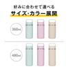 Thermos Vacuum Insulated Portable Mug with Carry Pale PAMT Handle, 360ml, Mint, JOX-360