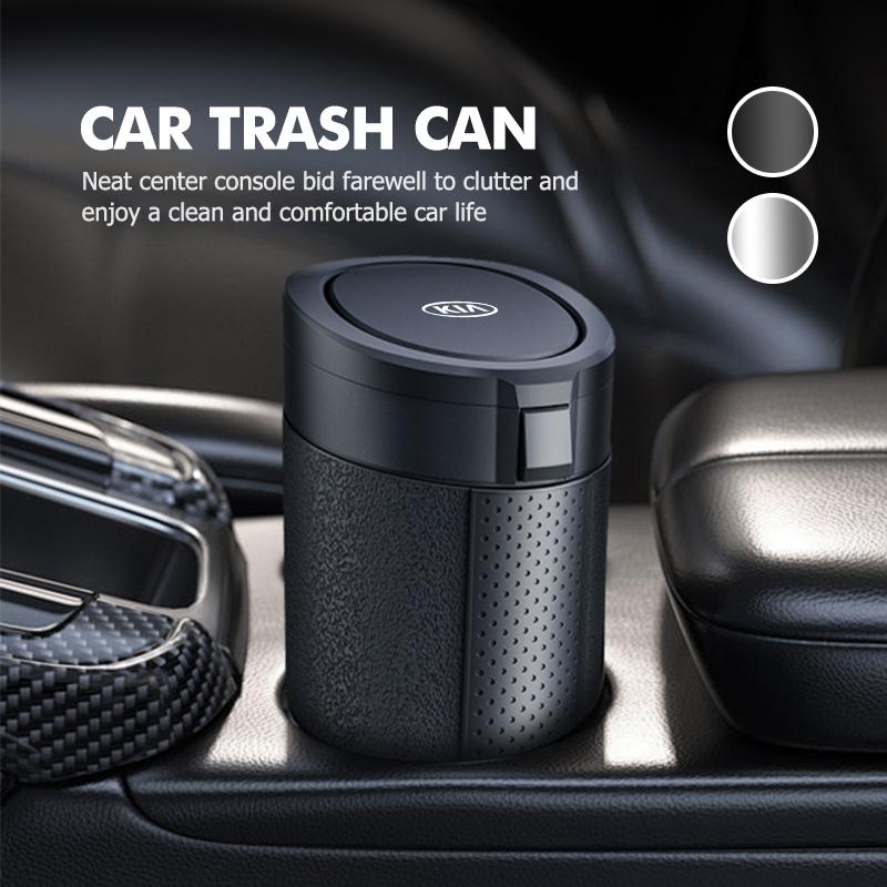AANU1 Car Trash Can Durable Waterproof ABS Garbage Storage Box For KIA Stinger Optima Cerato Soul Venga Forte Spectra Sedona