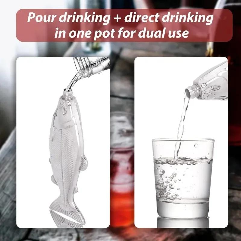 140 мл Рыба Форма Нержавеющая Сталь Мини Фляжка Портативная Алкогольная Фляжка Лазерная Гравировка Оригинальный Подарок для Мужчин Для Питья на Открытом Воздухе