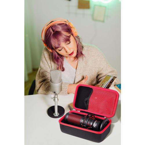 Khanka Hard Case for HyperX QuadCast/QuadCast S Standalone Microphone Streamer