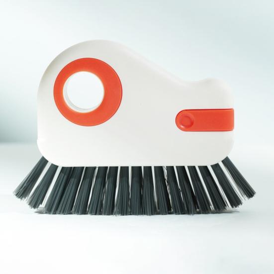 2 шт. Щетка для чистки оконных пазов 2-в-1 с жесткой щетиной, эргономичной ручкой, щель-щетка, скребок, инструмент для чистки пазов