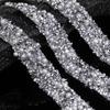 Новый 1 ярд Глиттерная лента с кристаллами, смола, жемчуг, глиттер, кристальная наклейка, самоклеящаяся лента со стразами, украшение для одежды
