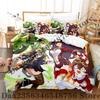 Kpop Amber Bedding Set Single Twin FullThree Piece Bedding Set - Luxury Comforter Set with Queen King Size Including pillowcase