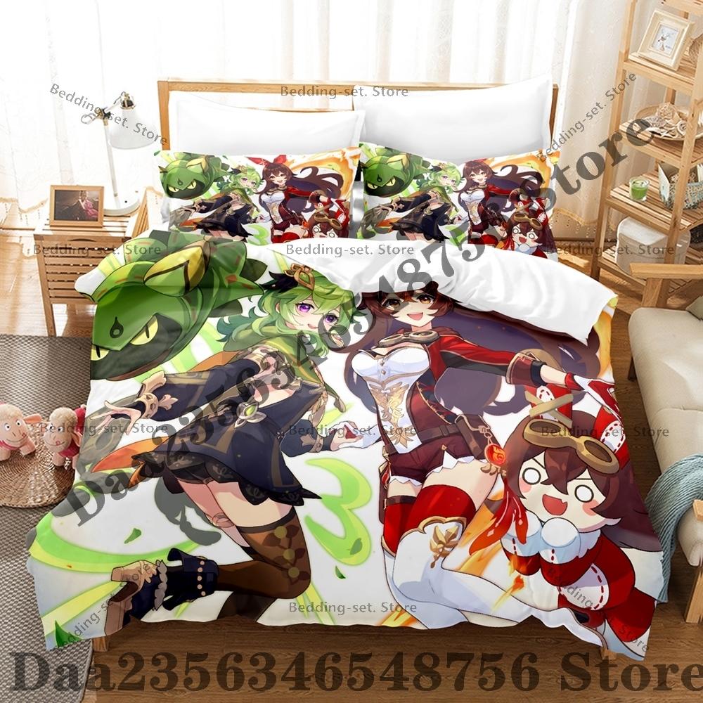 Kpop Amber Bedding Set Single Twin FullThree Piece Bedding Set - Luxury Comforter Set with Queen King Size Including pillowcase