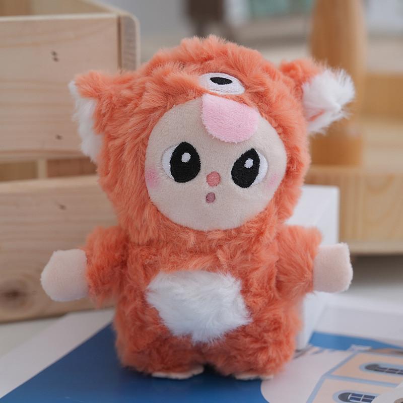 Keychain Plush Versatile Showcasing Cute Cartoon Sheep Rabbit Panda With Soft Pp Filling Cotton