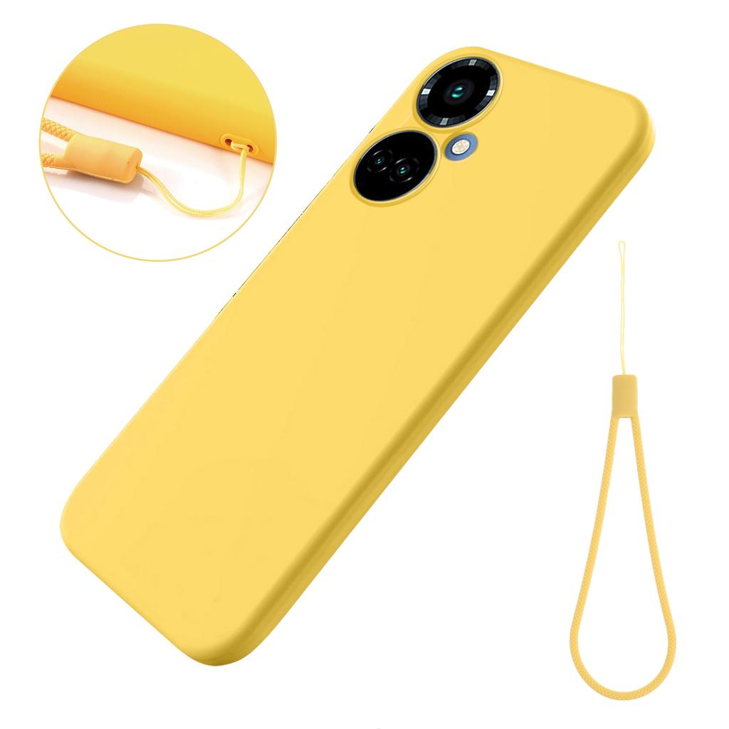 Жидкий силиконовый чехол для телефона для TECNO Camon 19 4G/19 Pro 4G/5G, Защитная крышка с мягкой подкладкой