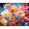 Frame Diy Digital Painting By Number Colorful Flowers Acrylic Picture Modern Wall Art Hand Painted Oil Painting For