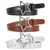 Adjustable Five-point Star Waistband Heart Women Waist Belt Elegant Star Belt  Men