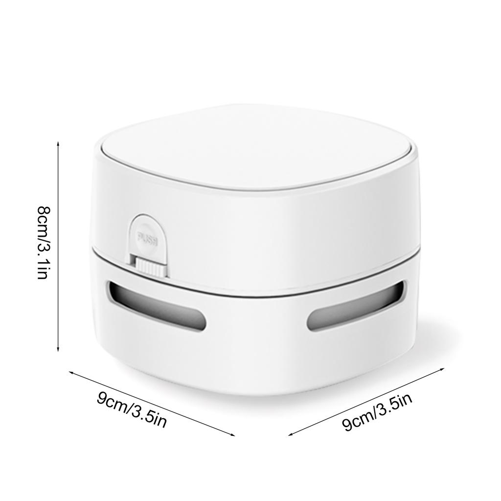 Мини Настольный Пылесос Портативный Беспроводной Подметатель Пыли для Стола Работающий от Батареек для Уборки Пыли Крошек Волос Обрезков