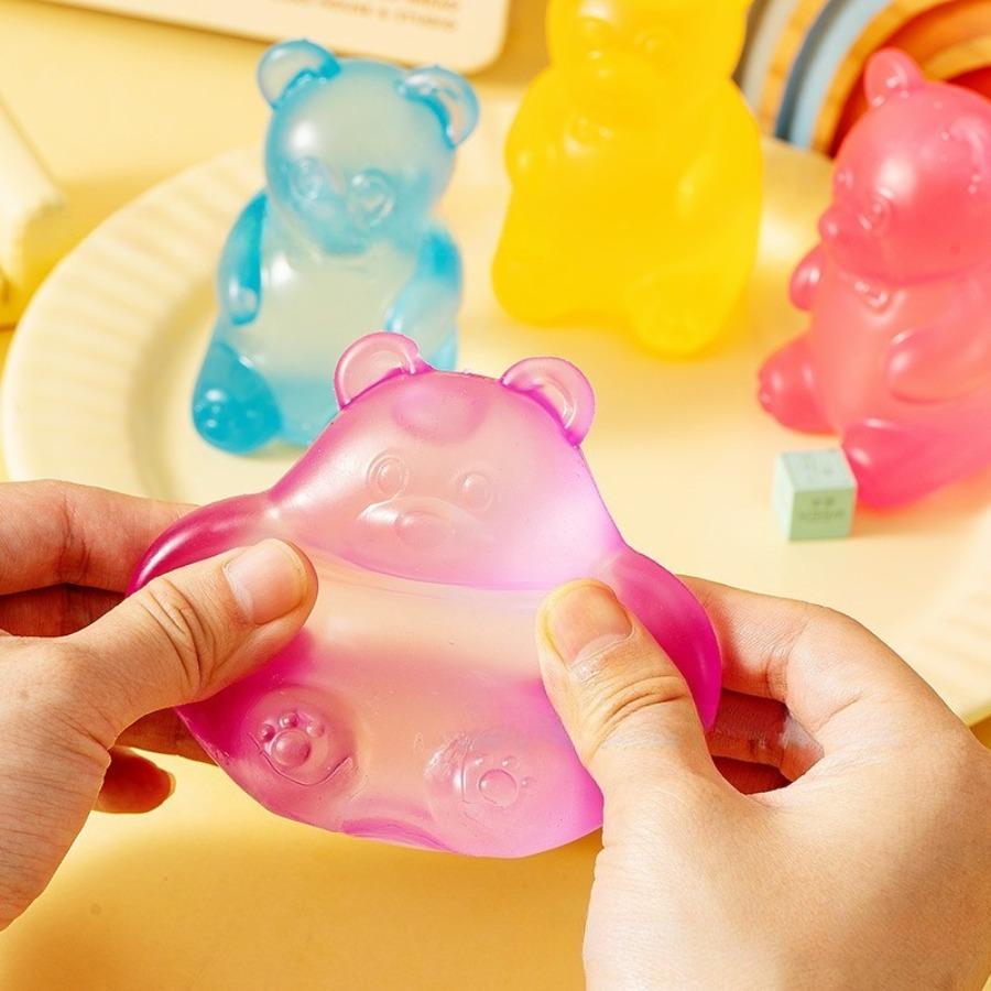 Needoh Bear Squeeze, Maltose Vent Ball, Gummy Bear Animal Squeeze Play