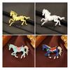 Retro Horse Brooch Galloping Horse Lapel Pin Decorative Horse Brooch Pin Clothes Accessory