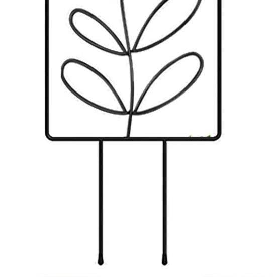 Metal Plants Trellis Hollow Leaf Indoor Outdoor Potted Flowers Plants Climbing Small Houseplant Vine Ivy Support Stake Gardening Supplies