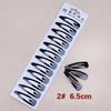 Hairpins 12PC/Pack Hair Clip Solid Simple Bride Women BB Clip Barrette Black Alloy Hairpin  Unique