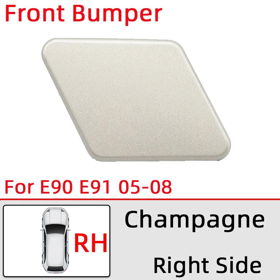 Headlamp Washer Nozzle Cover For BMW 320 325 328 330 335 E90 E91 LCI 2005-2008 2009-2012 Car Headlight Water Spray Lid Painted