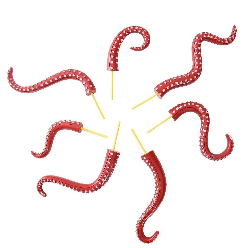 Garden Decor Sea Tentacle Resin Decoration 7-piece Set Tentacle Plant Post Decoration Home