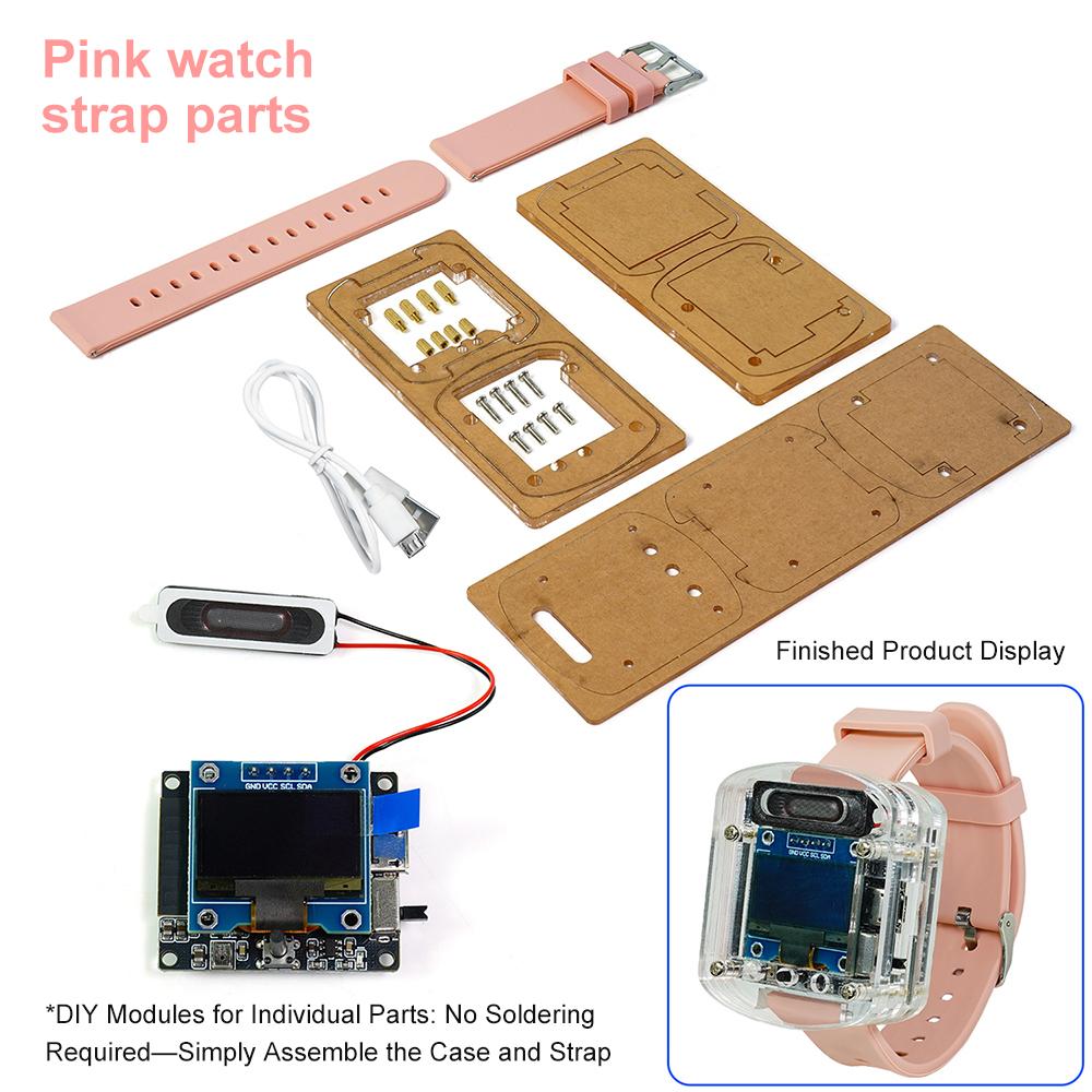 Комплект для разработки умных часов ESP32-S3 AI - 0,96" OLED-дисплей с голосовым помощником Xiaozhi для диалога с искусственным интеллектом