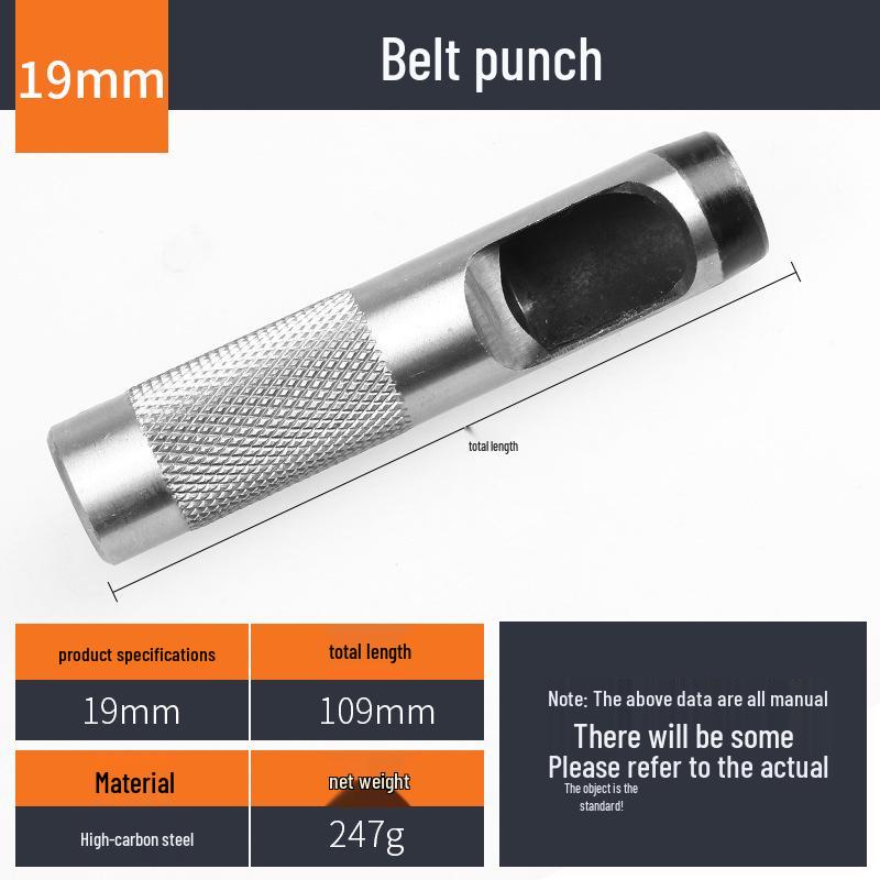 Прямой удар: Компактный ручной инструмент для пробивания отверстий из кожи и липы для ремней и ремешков для часов