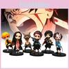 Slayer Demon 6pcs Character Pvc Toy Model Desktop Decor Child Christmas Gift