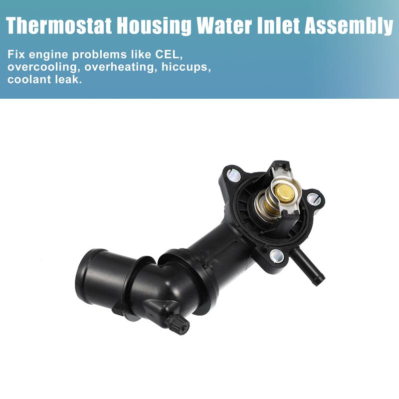 X Autohaux Auto Engine Coolant Thermostat Housing Assembly 55573003 for Vauxhall Zafira ignia Cascada for Astra Car Accessory