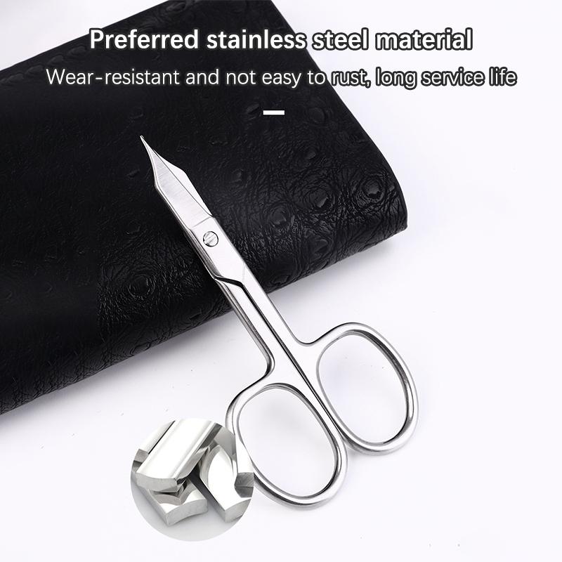 1Pc Professional Nail Scissors Cutter Clipper Manicure Curved Tip Pedicure Tool