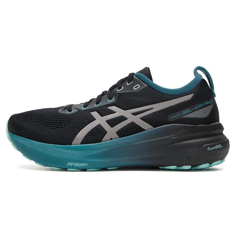 Asics Кроссовки для марафона и бега на длинные дистанции мужские ASICS Gel Kayano 31, износостойкие, дышащие, низкие, черные с серым 1011C100-001