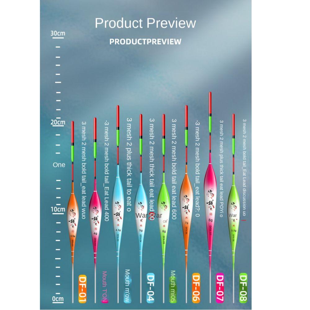 2pcs Slip Drift Tube Rocky Fishing Lure Float Eye-catching Triangle Tail Fishing Float  Fishing