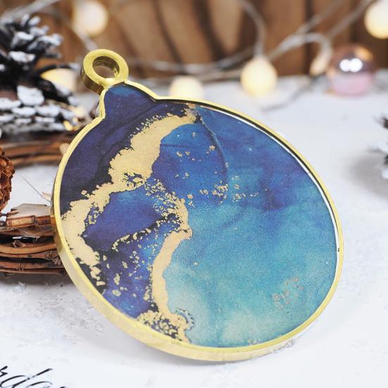 2 шт., рождественские формы из смолы, богатые узоры, недеформирующиеся, легко снимаются, создают потрясающие украшения, подарки, рождественские формы для подвесок, сделай сам, поделки из смолы