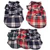 Plaid French Bulldog Puppy Cotton For Small Medium Dogs Cats Pets Supplies Dog Vest Dogs Shirt