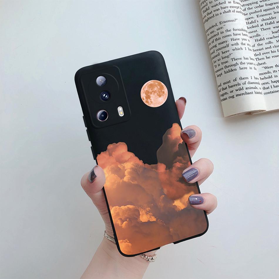 Чехол для Xiaomi 13 Lite 5G 2023 Роскошный силиконовый чехол для телефона с рисунком Черного Дракона для Xiaomi Mi 13 Lite 6.55'' Coque Capas 13Lite