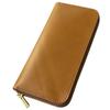 VINCENT CRAFTED Web Made In Japan Tochigi Leather Vono Round Long Passbook Large Genuine Leather Wallet for Men and LIO Exclusive Wallet, Aniline,