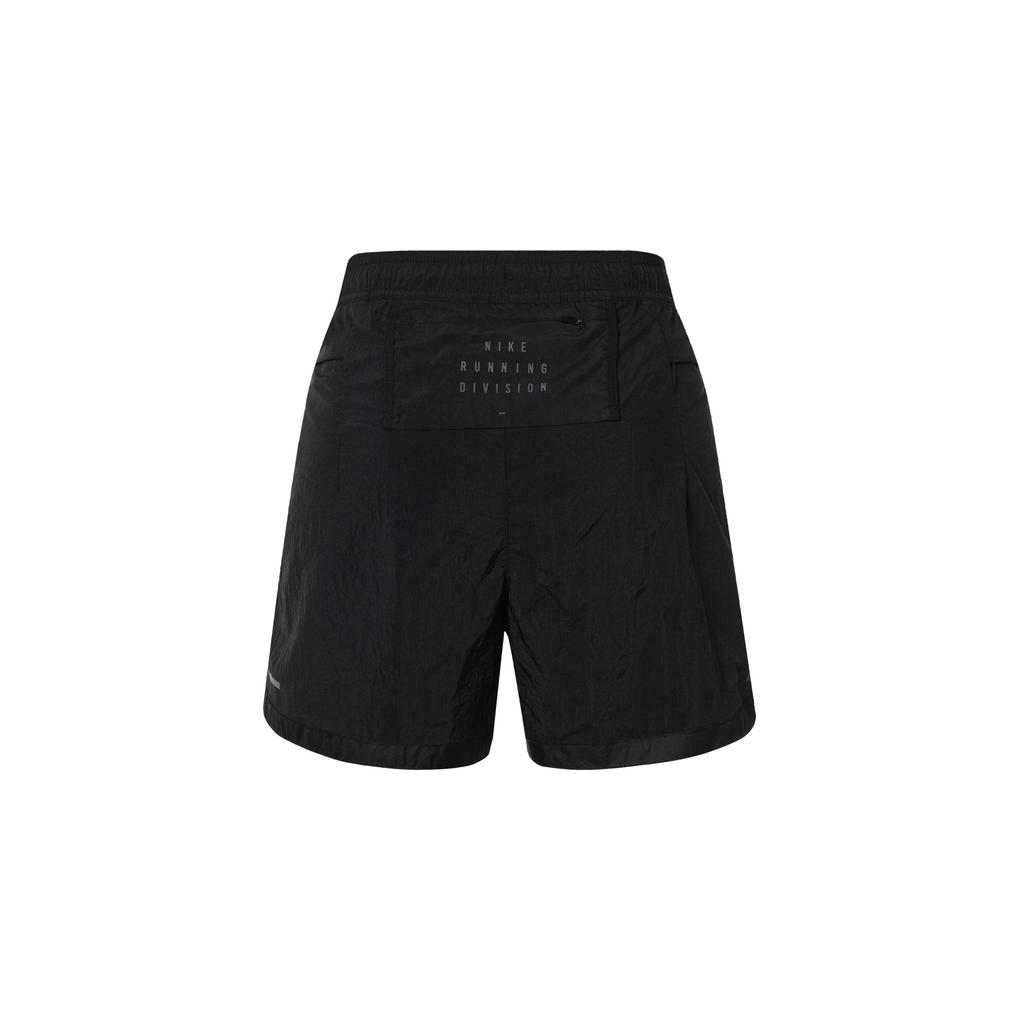 Nike Водоотталкивающие дышащие шорты с принтом и светоотражающим логотипом, мужские брюки, черные DM4633-010